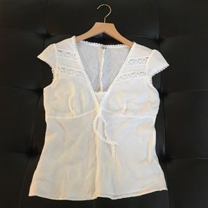 Margaret O'Leary Cap Sleeve Top